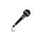 Microphone flat icon vector illustration