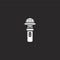 microphone icon. Filled microphone icon for website design and mobile, app development. microphone icon from filled gadget