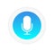 Microphone icon. Microphone button. Voice Assistant