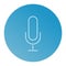 Microphone Icon. Webcast, Live Stream, Webinar Illustration