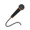 Microphone image isolated. Vector microphone icon