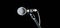 Microphone, mic, karaoke, concert, voice music. Closeup microphone. Vocal audio mic on a bleck background. Live music