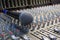 Microphone on the mixing desk