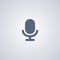 Microphone, record , vector best flat icon