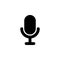 Microphone shape icon. Signs and symbols can be used for web, logo, mobile app, UI, UX