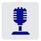 Microphone Simpel Logo Icon Vector Ilustration