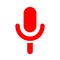 Microphone speaker icon for apps and websites - vector