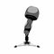 Microphone on tripod. News meeting. Interview for paparazzi journalist, press, ews. vector illustration