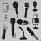 Microphone vector sound music audio voice mic recorder karaoke studio radio record phonetic vintage old and modern