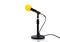 A microphone on a white background