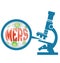 Microscope with Mers virus