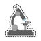 microscope science icon image