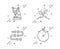 Microscope, Startup concept and Survey progress icons set. Timer sign. Vector