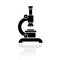 Microscope vector icon