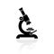 Microscope vector icon