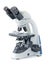 Microscope on white background