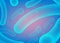 Microscopic blue probiotic bacteria background - vector illustration.