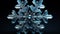 Microscopic Marvel: Snowflake Hexagonal Structures