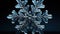 Microscopic Marvel: Snowflake Hexagonal Structures