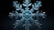 Microscopic Marvel: Snowflake Hexagonal Structures