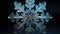 Microscopic Marvel: Snowflake Hexagonal Structures