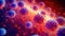 Microscopic Marvels: Enlarged Virus and Cancer Cells - Generative AI