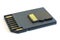 MicroSD card for mobile devices and SD adapter