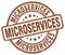 microservices brown stamp