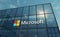 Microsoft company headquarters glass building concept