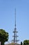 Microwave Communications Tower by a home
