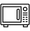 Microwave, Electronics Isolated Vector Icon That can be easily edited in any size or modified.