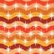 Mid century Atomic starbursts on groovy retro waves seamless pattern