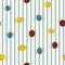 Mid century style seamless pattern. Atomic age vibes background.