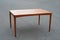 A mid century teak dining table from the 50s 60s Danish Design Vintage Dining solid wood Modern antique retro original isolated on