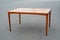 A mid century teak dining table from the 50s 60s Danish Design Vintage Dining solid wood Modern antique retro original isolated on