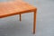 A mid century teak dining table from the 50s 60s Danish Design Vintage Dining solid wood Modern antique retro original isolated on