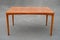 A mid century teak dining table from the 50s 60s Danish Design Vintage Dining solid wood Modern antique retro original isolated on