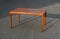 A mid century teak dining table from the 50s 60s Danish Design Vintage Dining solid wood Modern antique retro original isolated on