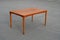 A mid century teak dining table from the 50s 60s Danish Design Vintage Dining solid wood Modern antique retro original isolated on