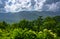 Mid-day view of the Appalachian Mountains from the Blue Ridge Pa