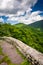 Mid-day view of the Appalachian Mountains from Craggy Pinnacle,