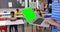 Mid section of Caucasian female teacher using laptop in the classroom 4k
