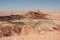 Midbar Yehuda hatichon reserve in the judean desert in Israel, mountain landscape, wadi near the dead sea