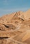 Midbar Yehuda hatichon reserve in the judean desert in Israel, mountain landscape, wadi near the dead sea, travel middle east