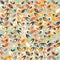 Midcentury geometric retro pattern, vintage colors, retro wallpapers