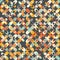 Midcentury geometric retro pattern, vintage colors, retro wallpapers