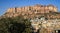 Midday light on the Mehrangarh Mehran Fort, Jodhpur, Rajasthan, India