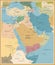 Middle East And West Asia Map