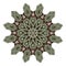 Middle eastern floral pattern motif