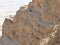 Middle and lower tiers of the northern palace on Mount Masada